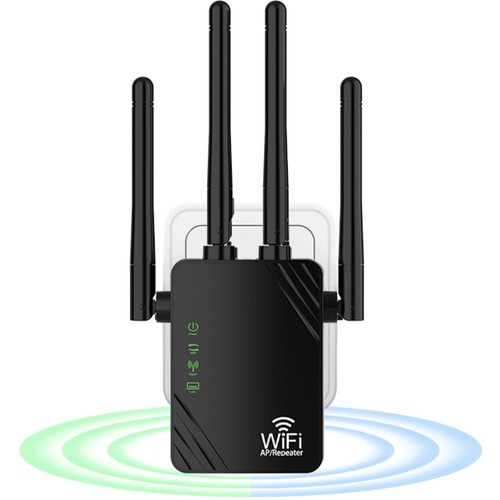 WLAN Repeater 1200Mbps Router Range WIFI Signal Verstärker Access Point Booster - Afbeelding 4 van 12