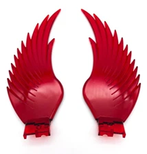 Pair Grand General Windrider Red Hood Ornament Replacement Plastic Wings
