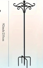 Heavy Duty Strong Double Shepherds Hooks for Outdoor, 92 Inch Bird Feeder Pole