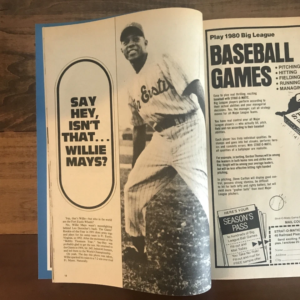 1980 All Time Baseball Greats Starlog Press Jackie Robinson Sandy Koufax Foto 4 de 4