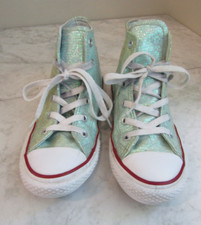 Converse Chuck Taylor All Star High Top Shimmer Color Change Shoe Junior 1 EU 32