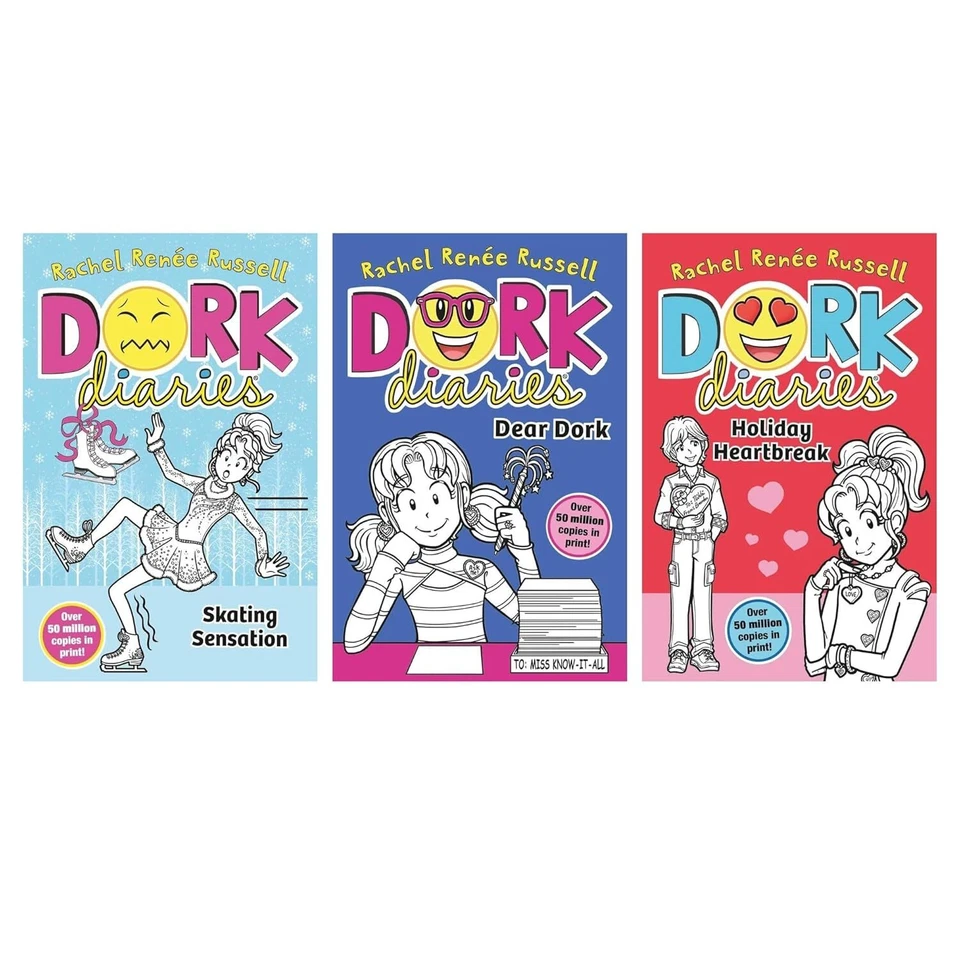 Dork Diaries By Rachel Renee Russell 16 Books Collection Set Party Time, Popstar - Image 3 of 4
