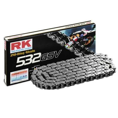 RK GSV 532 X 110 Links Silver Motorcycle Drive Chain