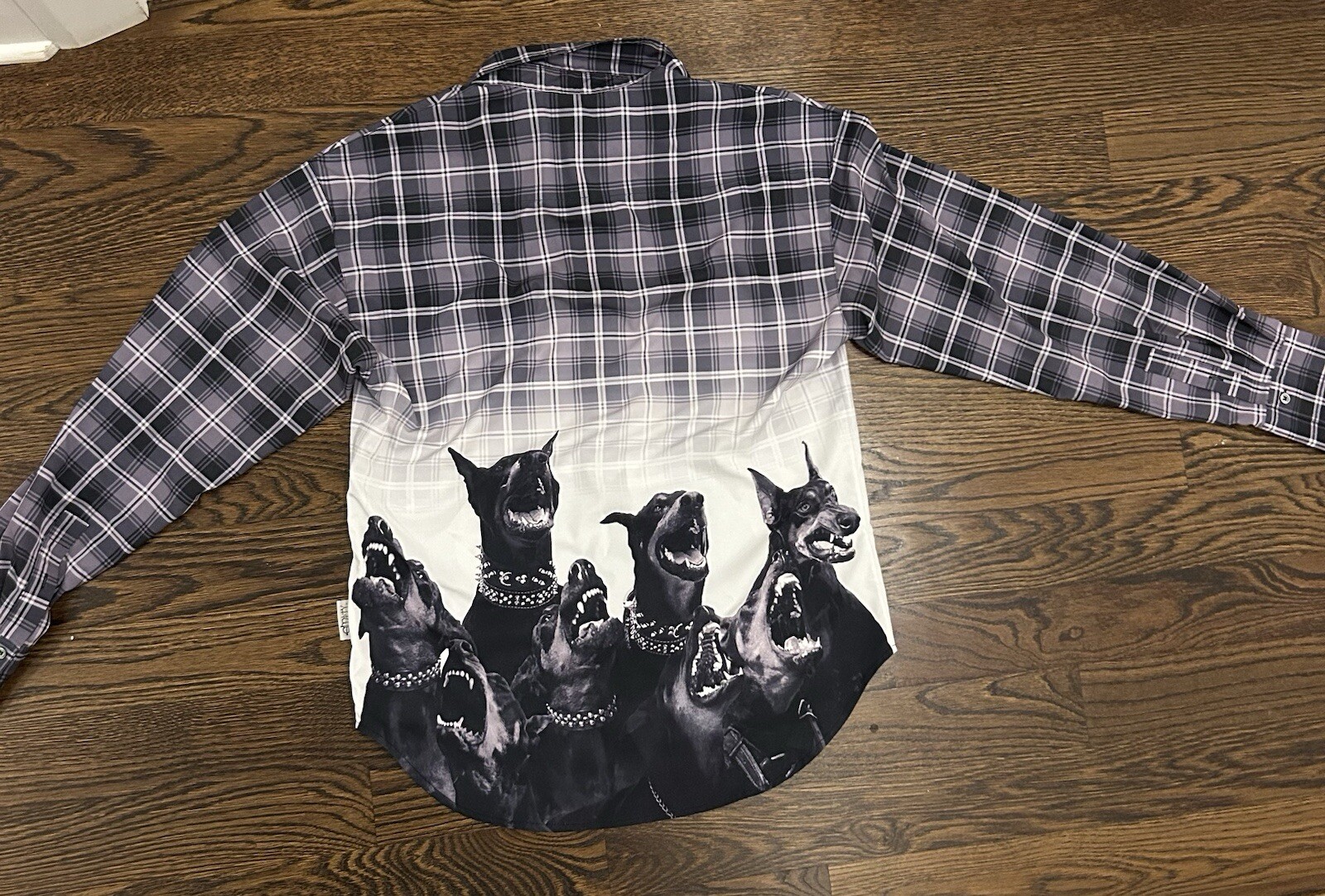 Doberman Button Down Shirt. Empty Reference Size M - image 5