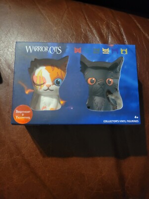 NIB Warrior Cats Figures The Prophecies Begin Series Brightheart And Yellowfang