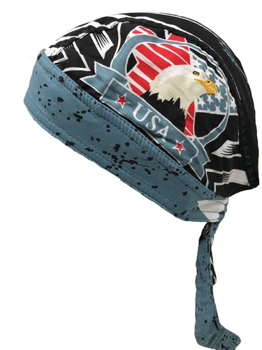 USA American Eagle Pride Star Doo Rag 