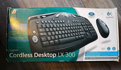 Logitech Desktop LX300 Keyboard and Mouse - Used - No Reciever - Boxed - Picture 2 of 9