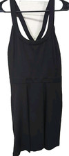 Little Black Dress Size 10 Banana Republic Strappy  Barbiecore Knee Length Knit