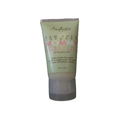 Shea Moisture Mommy Nursing Balm Raw Shea Cupuacu Passiflora Oil. 2 oz.