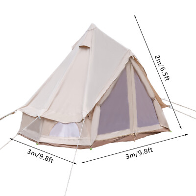 Safari Camping 3meter bell tent ベルテント China Cotton Canvas Bell Tent Safari Bell Tent 3m Glamping