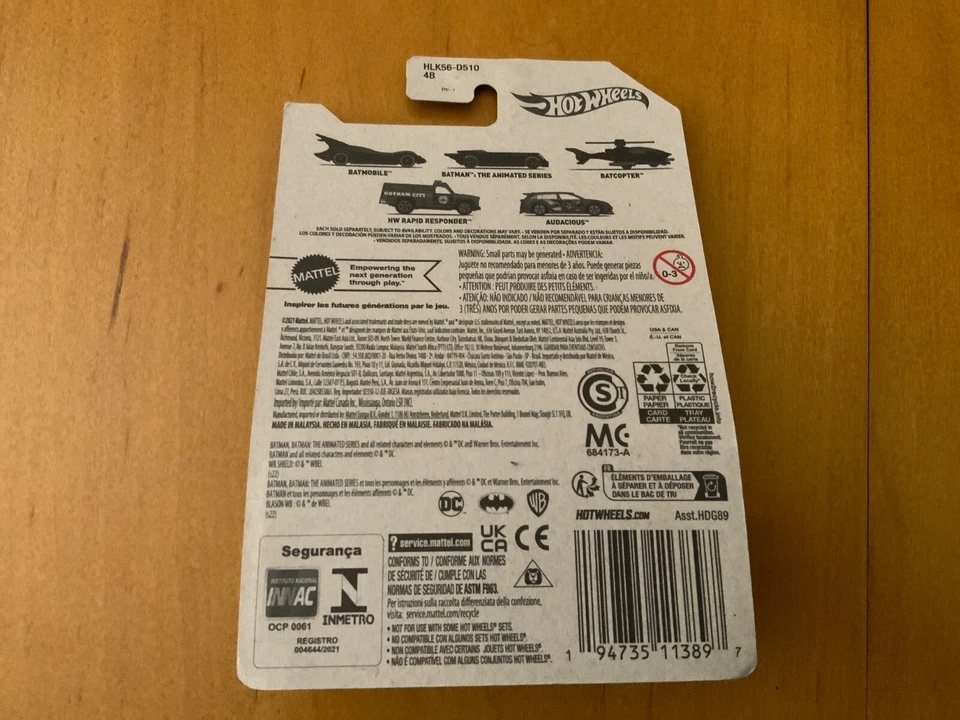 hot wheels batman la serie animada 2/20 Foto 2 de 2