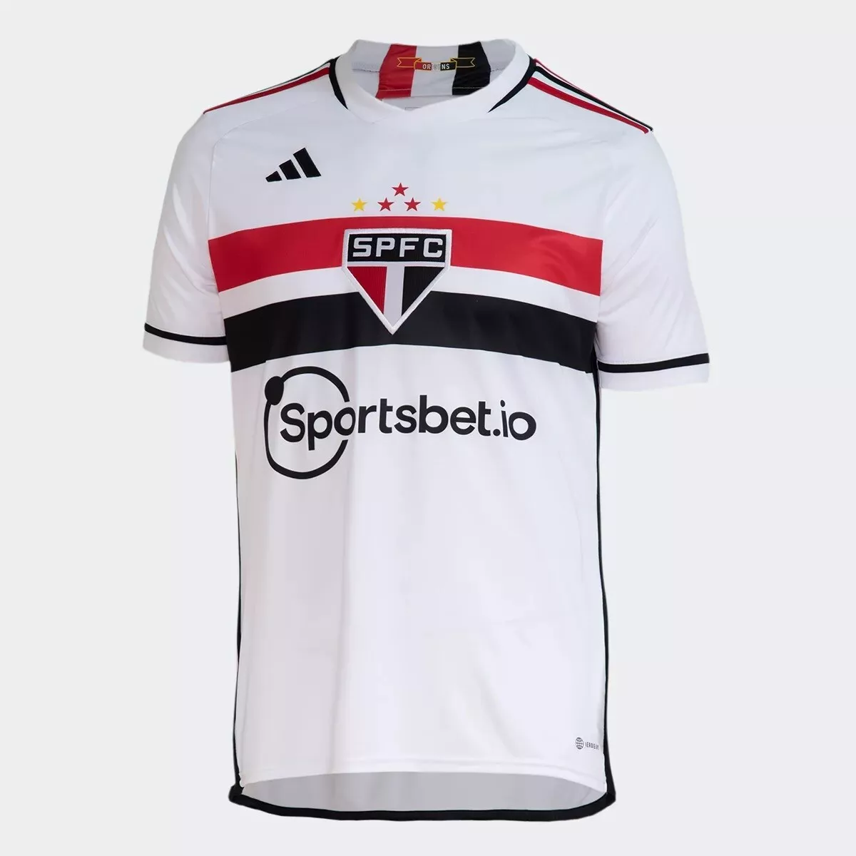 Estrella arroz capítulo Sao Paulo Home Soccer Football Jersey Shirt - 2023 2024 Adidas Brazil | eBay