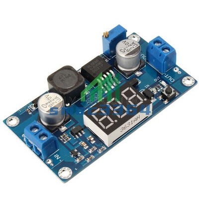 DC-DC 4.5-32V to 5V-55V XL6009 Boost Step-up Module Adjustable LED Voltmeter NE