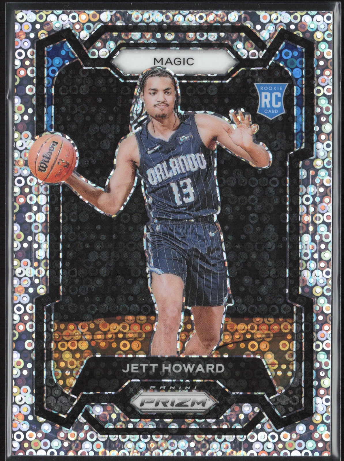 Jett Howard RC Rookie 2023-24 Panini Prizm Fast Break #132 Orlando Magic