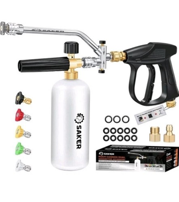 #ad Saker Foam Cannon Dual Connector Accessory for Pressure Washer Kitwith Foam... $34.99