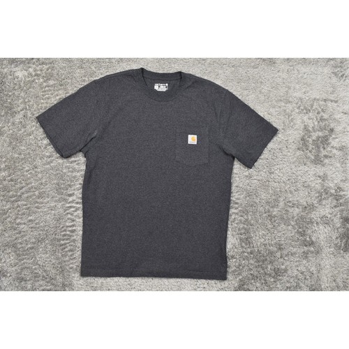 Carhartt Men's Gray Cotton T-Shirt M Loose Fit Classic Short Sleeve - Bild 3 von 6