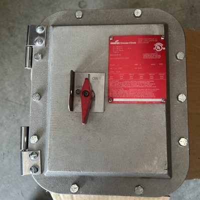 CROUSE HINDS EIDA3060 3 POLE 60AMP EXPLOSION PROOF NON-FUSIBLE DISCONNECT SWITCH