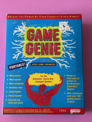 Game Genie Nintendo Gameboy 1992 Game Boy Brand New Factory Sealed Ships Fast!