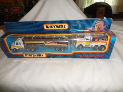 Vintage Matchbox Team Convoy TC 2 Tanker Set Shell