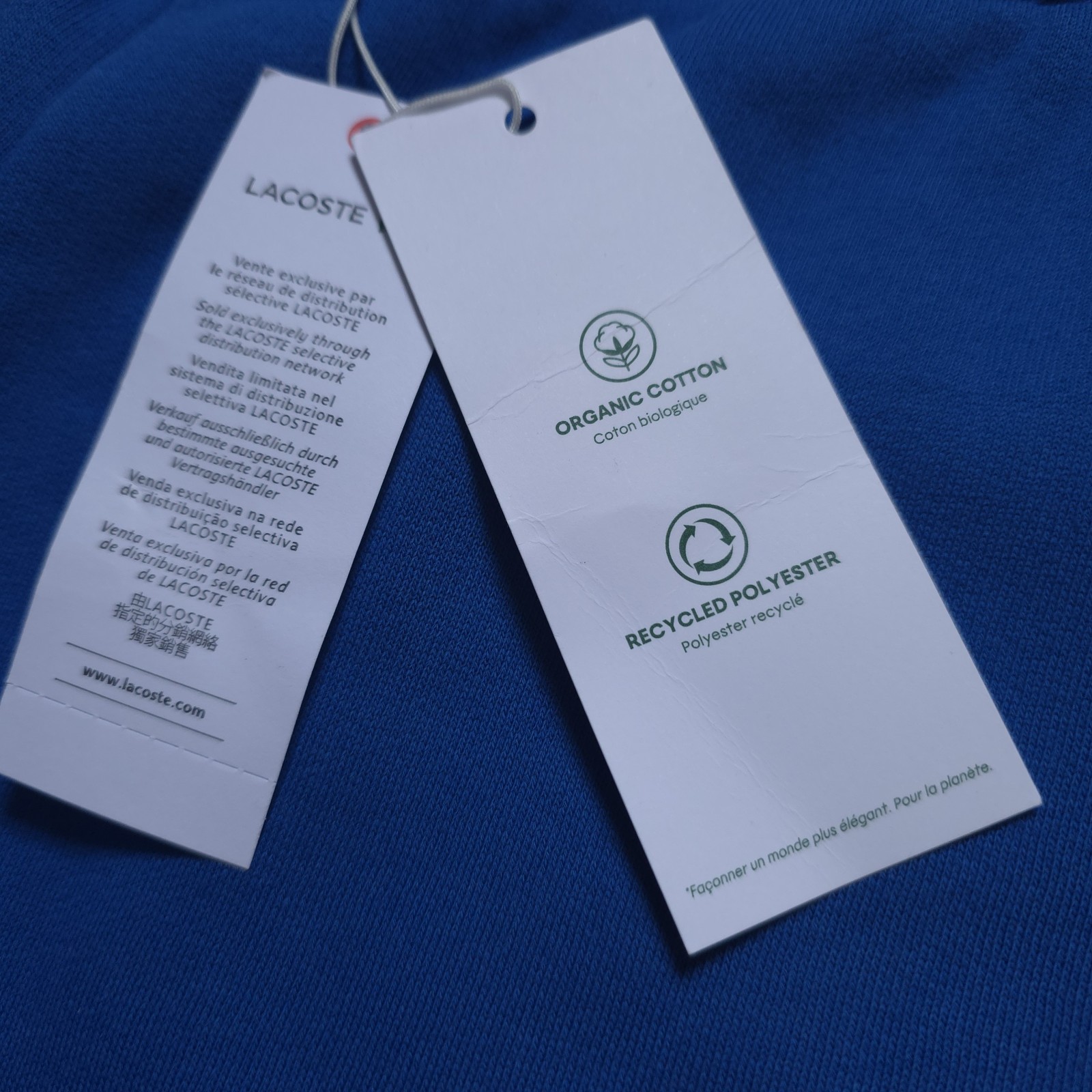 Lacoste Men's Tapered Fit Sweat Pants 4 Medium Blue thumbnail 6