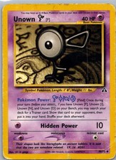 Pokemon TCG Unown F 48/75 Neo Discovery D on eBay