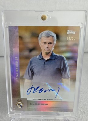 Jose Mourinho Auto /50 Gold - Real Madrid - Team Set