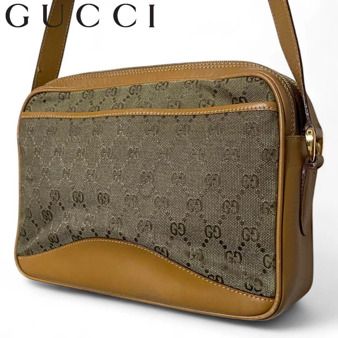 Rare sac à bandoulière Gucci toile Gg