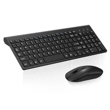 CIMETECH EASYTYPING KF10 WIRELESS KEYBOARD MOUSE COMBO SCISSOR SWITCH - BLACK