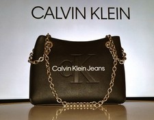 CALVIN KLEIN Jeans UVP169€ Handbag Crossbody Shoulder Handtasche Tote...