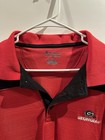 Georgia Bulldogs Champion Men’s Red Golf Polo Shirt Size Medium Short Sleeve UGA — photo 4