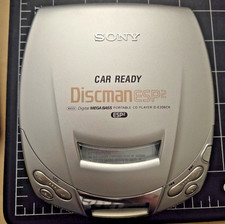 Sony Discman D-E206CK ESP2 Portable CD Player Car Ready For Parts / Repair