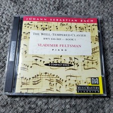 MusicMasters Classics Bach Well-Tempered Clavier Book I CD Set 2-Disc