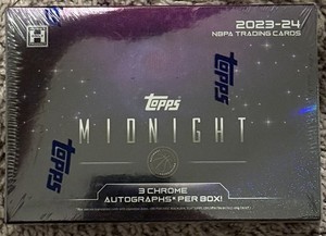 2023/24 TOPPS MIDNIGHT BASKETBALL HOBBY BOX in Hand