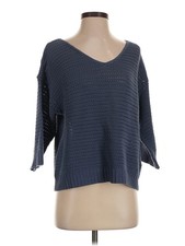 NWT Ann Taylor LOFT Women Blue Pullover Sweater XS