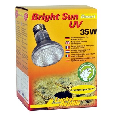 Lucky Reptile-Bright Sun UV Desert 35 Watt Terrarium Wüstenreptilien UV-Strahler