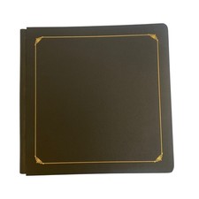 Original 12 12 Black Scrapbook Premiere Creative Memories Album w/ White Pages O