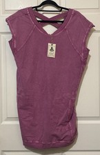 Easel Los Angeles Tunic Length Top Sleeveless Purple Size: Large NWT