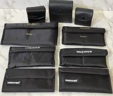 25 Camera Lens Filter Lot Promaster Zeikos Quantaray Vivitar 52 55 56 58 67 72mm