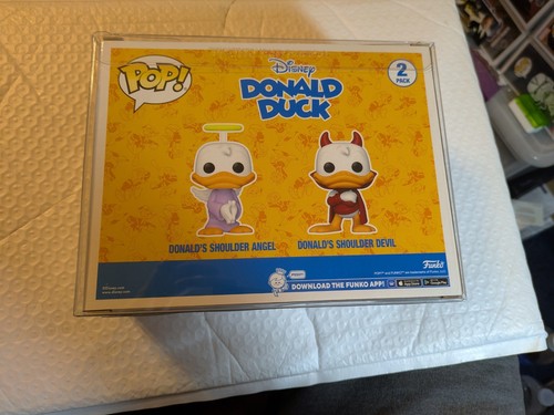 Donald's Shoulder Angel & Devil (2 Pack) Funko Pop With Pop Protector - Picture 2 of 10