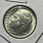1952 Roosevelt Dime Uncirculated 90% Silver 10c US Coin