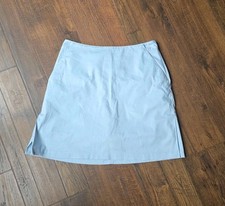 Adidas Skort Athletic Athleisure Pickleball Walking Light Blue Womens Size 10