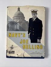 Navy's Joe Bellino SIGNED Vtg Football Book Cynthia Laraway Barone 1961 First Ed
