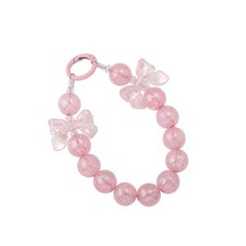 Beaded Phone Charm Wrist Strap - Cute Cellphone Case Camera Bow Wristlet Keyc...
