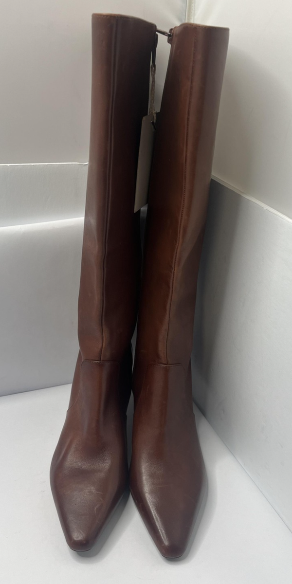 靴 andmary zoe long boots brown 36 Alex Marie Boots Womens Size 7 Brown Leather Knee High Riding
