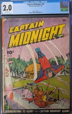 Captain Midnight # 28 CGC 2.0 (1945)