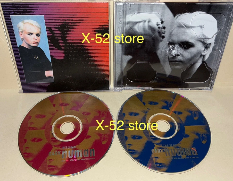 Gary Numan CD Replicas The Plan 2 album set 2 discs 38 tracks solo Tubeway Army - image 2 of 4