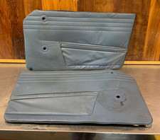 Triumph Tr6 Original Interior Door Panel Set Blue. For Parts. T8620 Triumph Tr6 Original Interior Door Panel Set Blue. For Parts. T8620