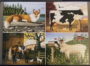 Buffalo - Charles Wysocki - Animal Collage - 1000 Piece Jigsaw Puzzle