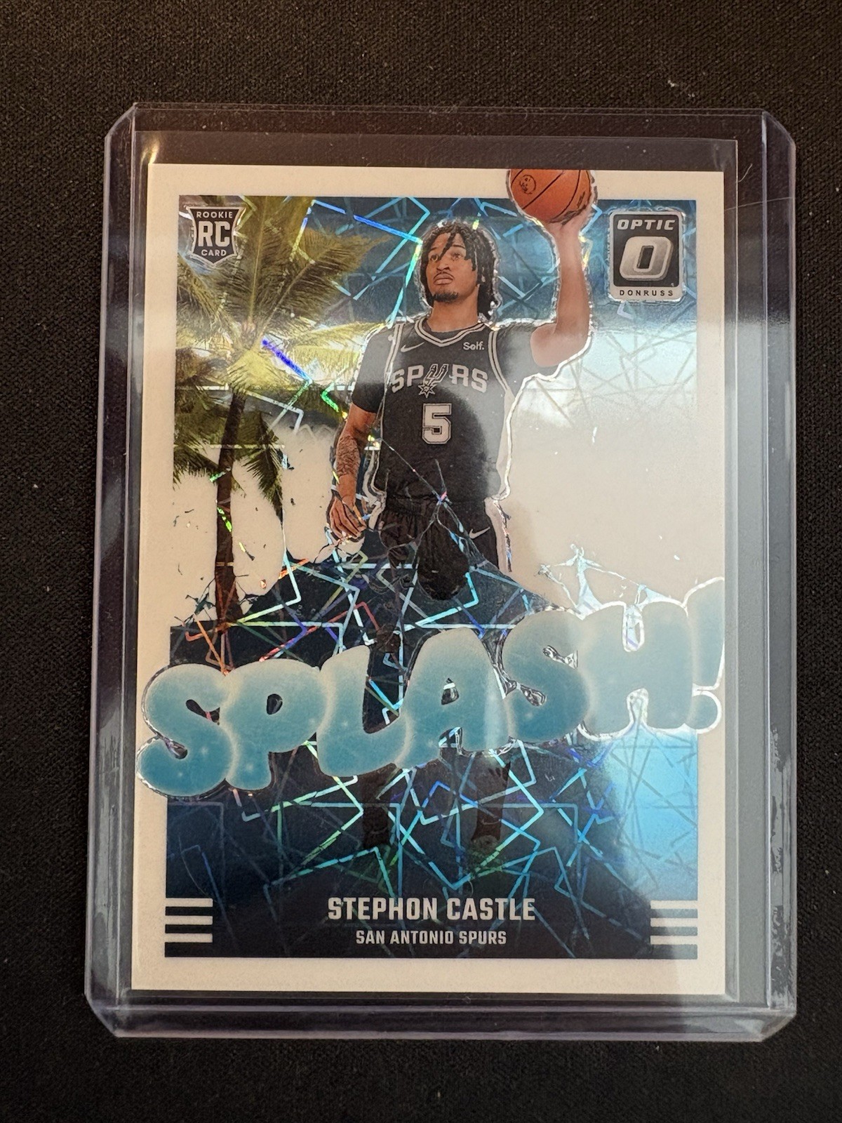 2024-25 Donruss Optic Splash White Velocity Prizm Stephon Castle Rookie /59