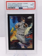 2024 Topps Cosmic Chrome - Stars in the Night Jasson Dominguez Black Eclipse /10